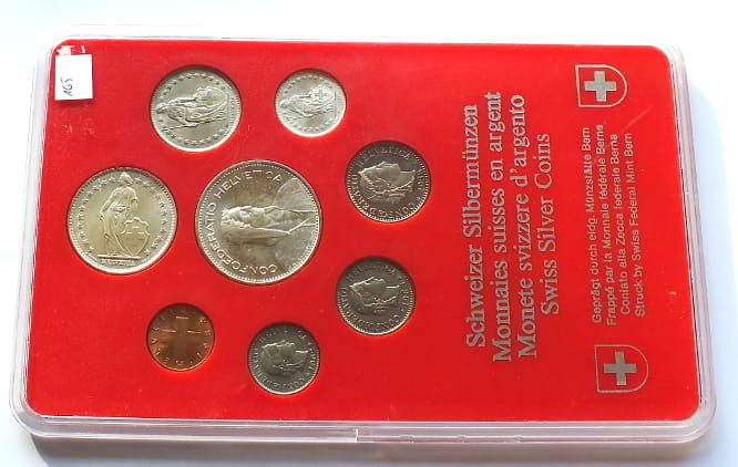 Szwajcaria Set Silver 1956-65