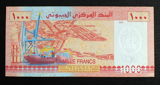 1000 Francs - Djibouti 2005 r.