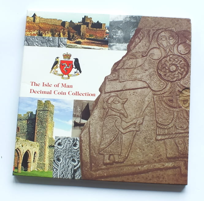 Set wyspa Man 9 monet mennicze