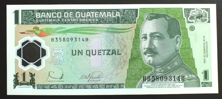 1 Quetzal - Gwatemala