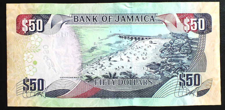 50 Dolarów - Jamajka 2008 r.