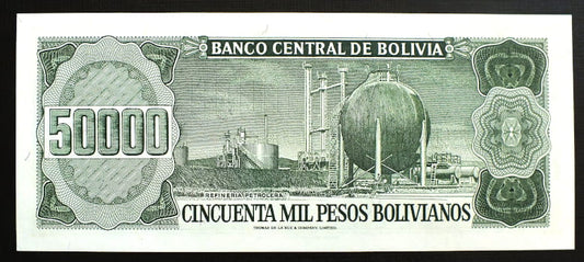 50000 Pesos - Boliwia 1984 r.