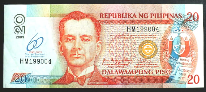 20 Piso - Filipiny  2009 r.