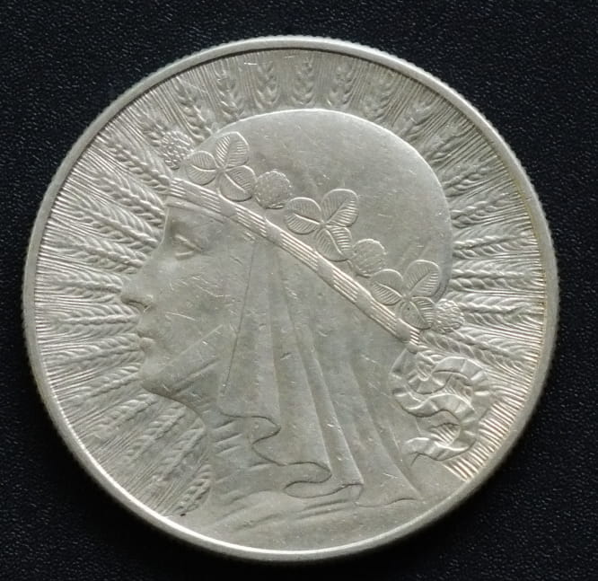 10 zł Głowa kobiety 1932 r.