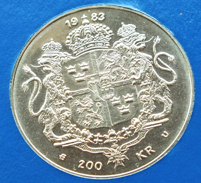 200 koron Carl XVI Gustaf 1983