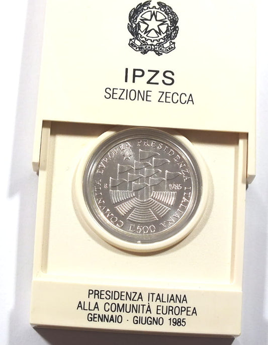 500 Lirów Europa Presidenza 1985