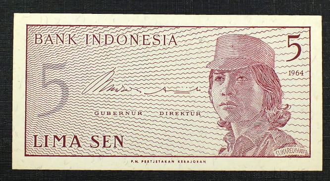 5 Sen - INDONEZJA 1964 r.