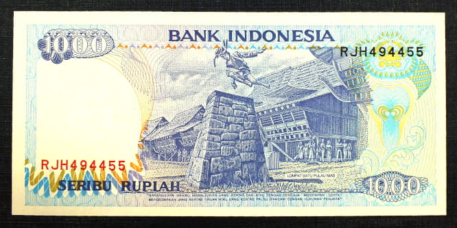1000 Rupiah - INDONEZJA 1992 r.