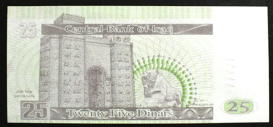 25 Dinarów - Irak 2001 r.