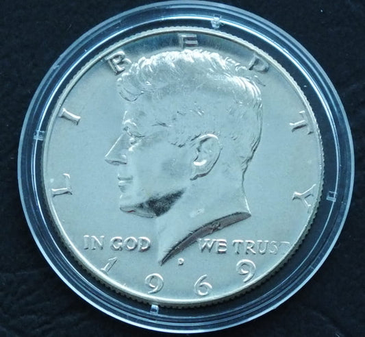 1/2 dollar USA 1969 - Kennedy