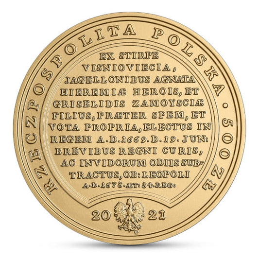 500 zł Skarby Stanisława Augusta – Michał Korybut Wiśniowiecki