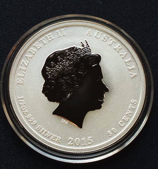 50 cents Rok kozy - Lunar 2016 1/2 OZ