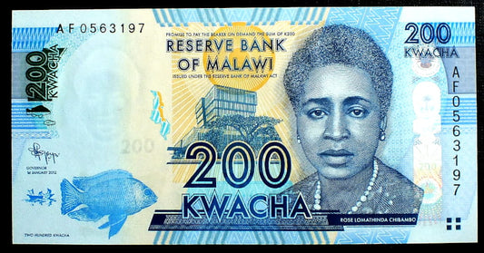 200 Kwacha - Malawi 2012 r.