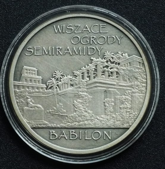 Numizmat Cuda Świata - Wiszące Ogrody w Babilonie 14,14 g srebra .925