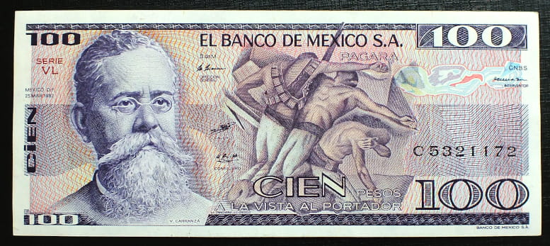 100 Pesos - Meksyk 1981 r.