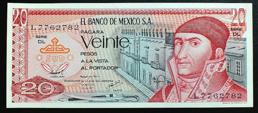 20 Pesos - Meksyk 1977 r.