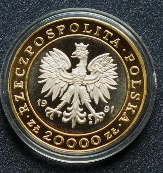 20 000 zł 225 lat Mennicy Warszawskiej