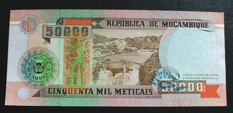 50000 Meticais - Mozambik