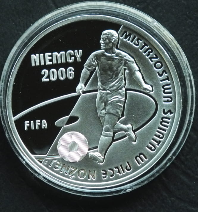 10 zł Mistrzostwa Świata w Piłce Nożnej: Niemcy 2006