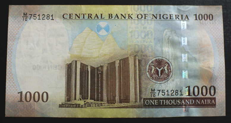 1000 Naira - NIGERIA