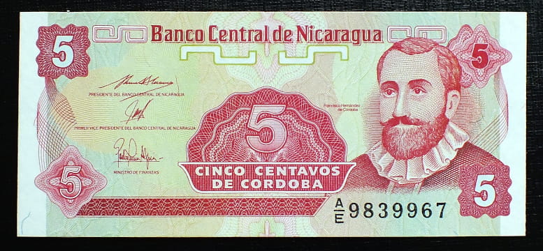 5 Centavos - Nikaragua 1991 r.