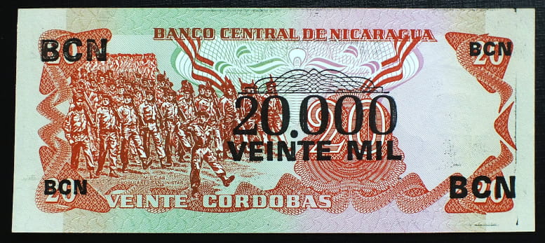 20000 Cordobas - Nikaragua 1987 r.