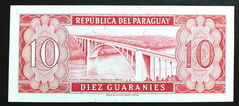 10 Guaranies - Paragwaj 1952 r.