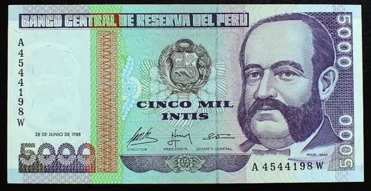 5000 Intis - PERU