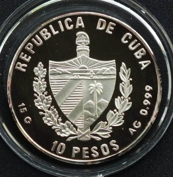 10 pesos Ship Rio Bravo 1998 PROOF
