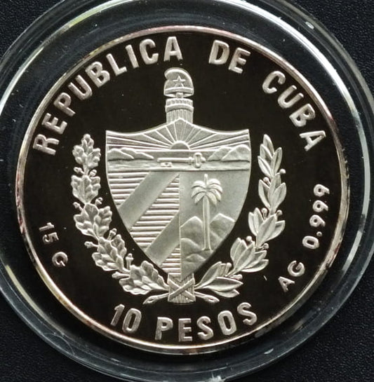 10 pesos Ship Rio Bravo 1998 PROOF
