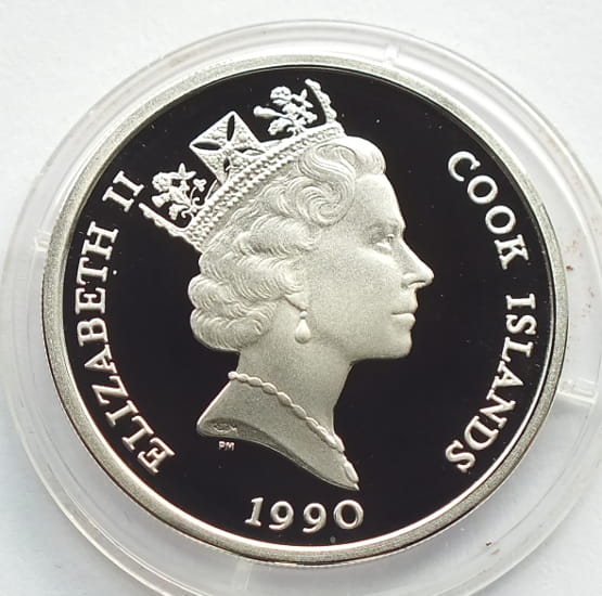 10 dollars 500 lat Ameryki 1992 Cook Islands