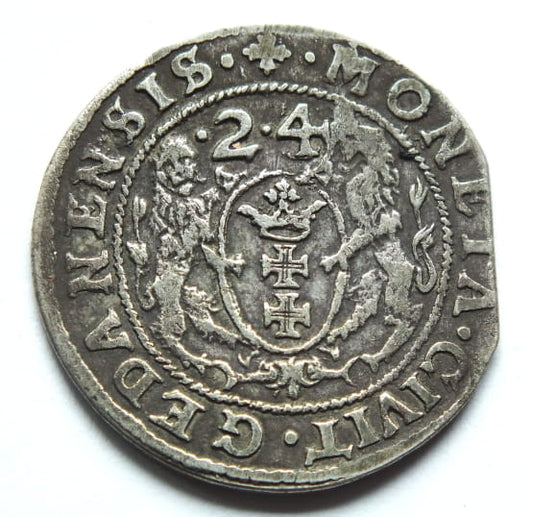 Ort Gdanski 1624 Waza III