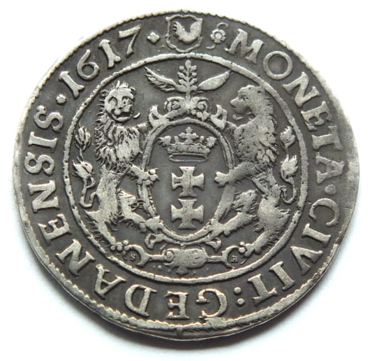 Ort gdanski 1617 Waza III