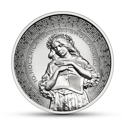 10 zł 10. rocznica tragedii smoleńskiej