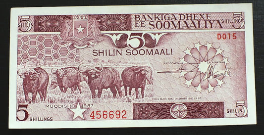 5 Szylingów - SOMALIA