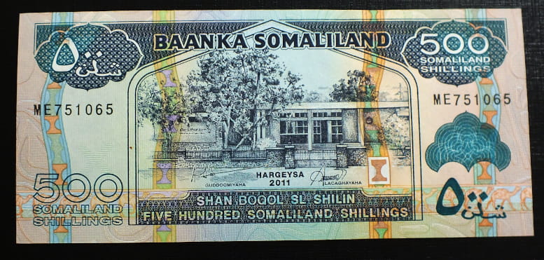 500 Szylingów - Somaliland