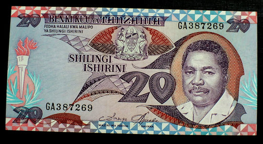 20 Szylingów - Tanzania