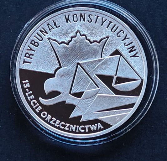 10 zł 15-lecie orzecznictwa Trybunału Konstytucyjnego (1986-2001)