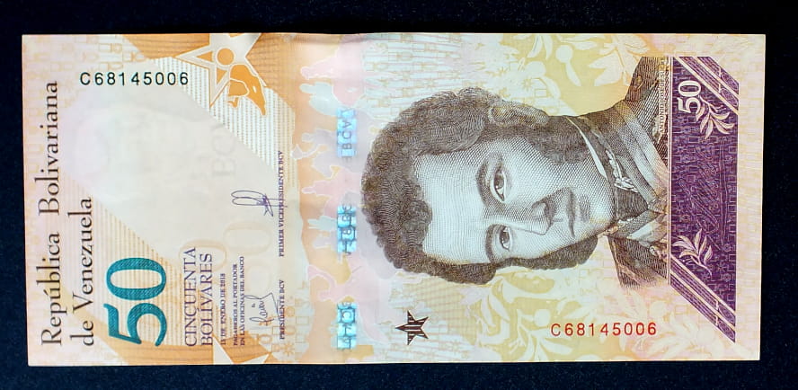 50 Bolivarer - Wenezuela 2018 r.