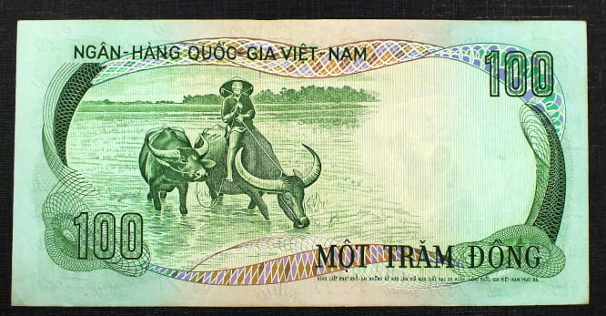 100 Dong - Wietnam Południowy 1972 r.