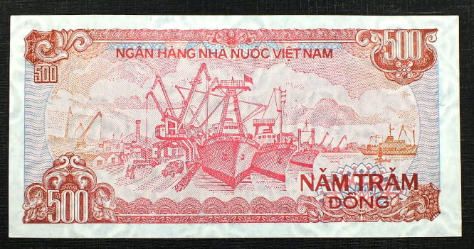 500 Dong - Wietnam 1988 r.
