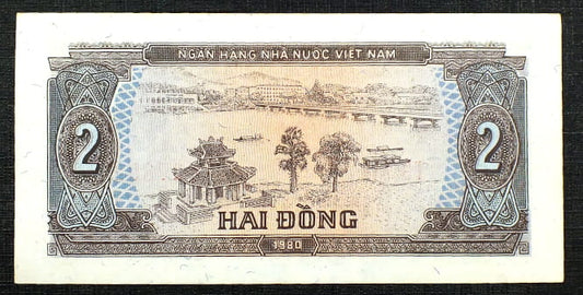 2 Dong - Wietnam 1980 r.