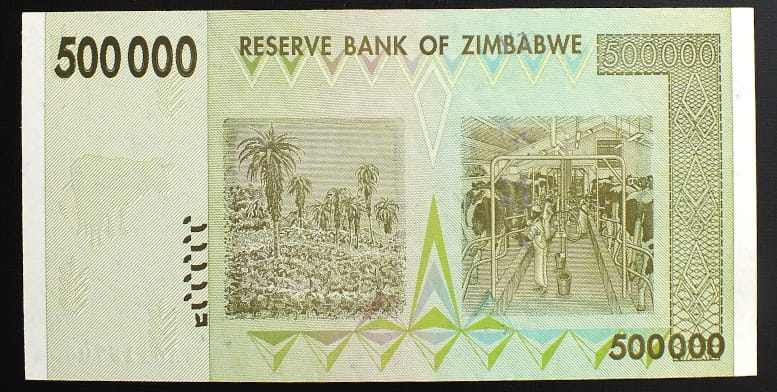 500 000 Dollars - Zimbabwe
